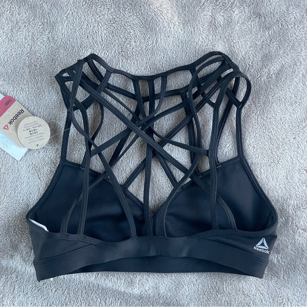 Reebok AI5467 Womens Dance Strappy Bra, S - Picture 5 of 14